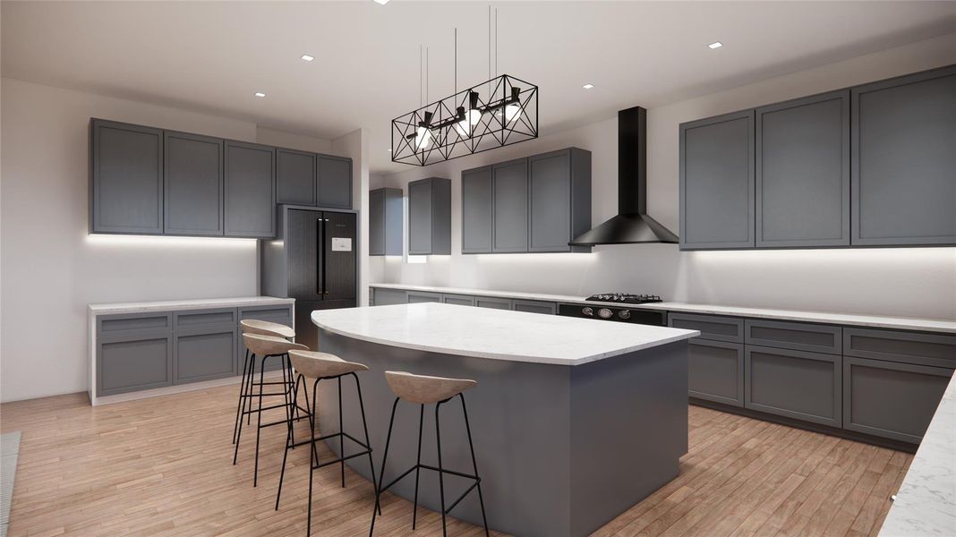 The Breeze Kitchen and Dining Rendering The Breeze Kitchen and Dining Rendering