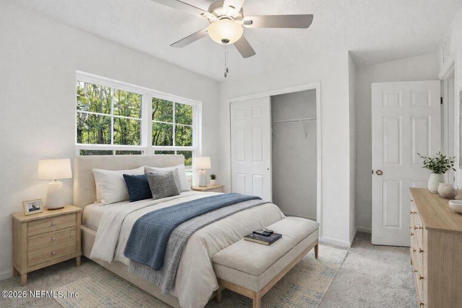 Furnished interior view inside a new home in , Jacksonville (Image 9).