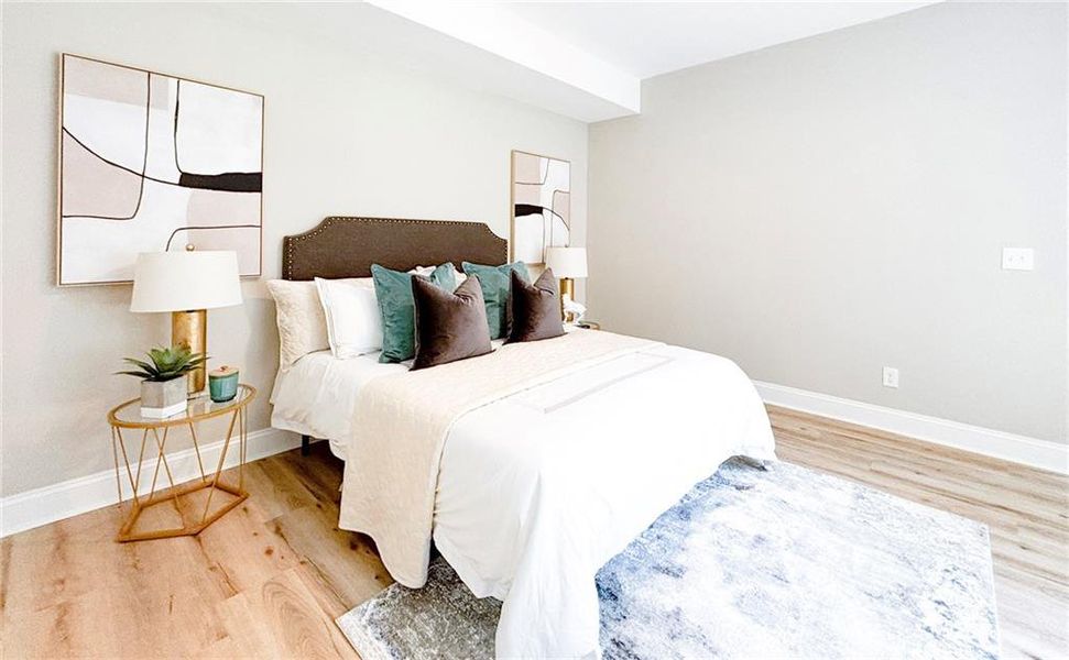 Furnished interior view inside a new home in , Monticello (Image 14).