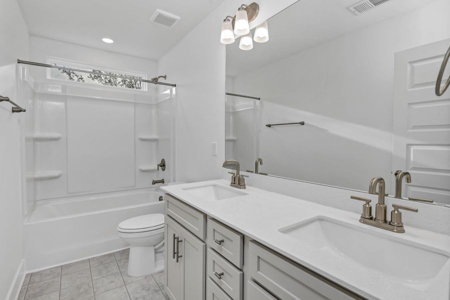 Furnished interior view inside a new home in Lake Carolina Townhomes, Columbia (Image 12).