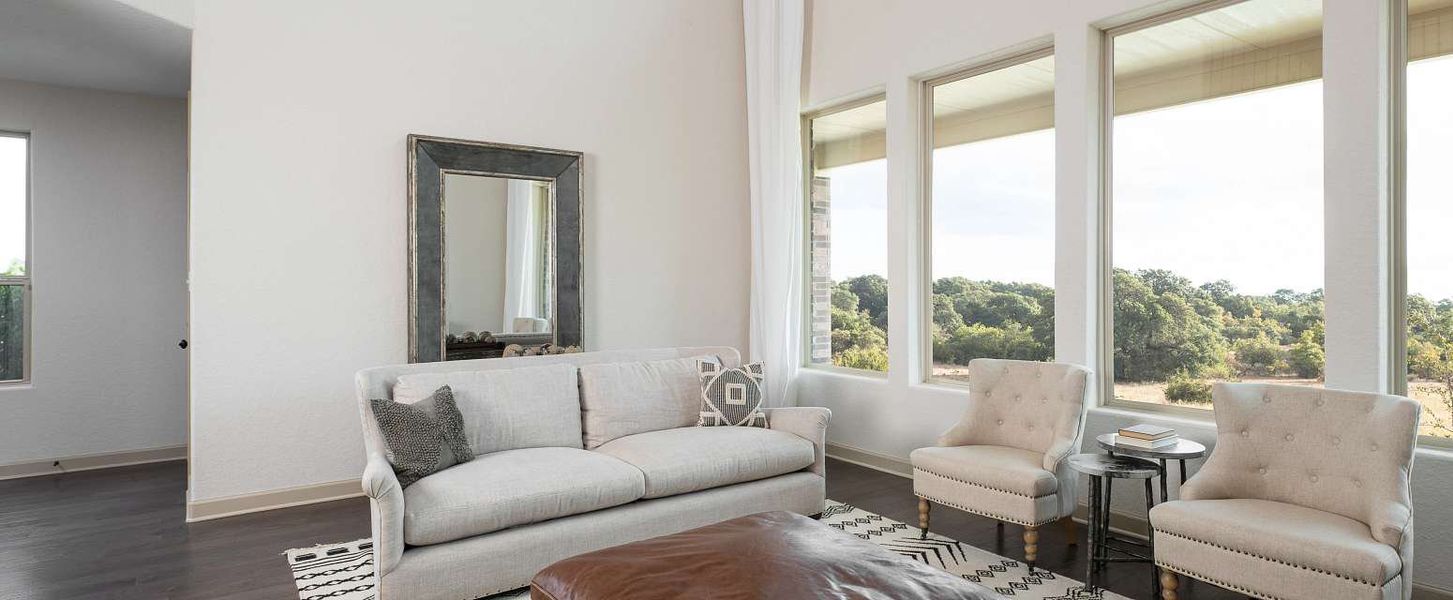 Representative furnished interior of a home built from the Bandera by Ashton Woods in Megan's Landing, Castroville (Image 9).