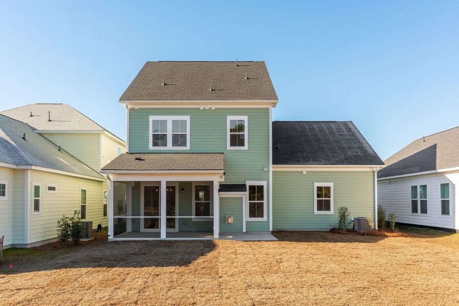 Exterior details and patio area of a home in Single Family Homes at Nexton, Summerville (Image 22).