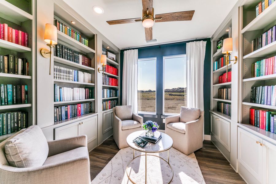 Furnished interior view inside a new home in Painted Tree - South, McKinney (Image 8). Furnished interior view inside a new home in Painted Tree - South, McKinney (Image 8).