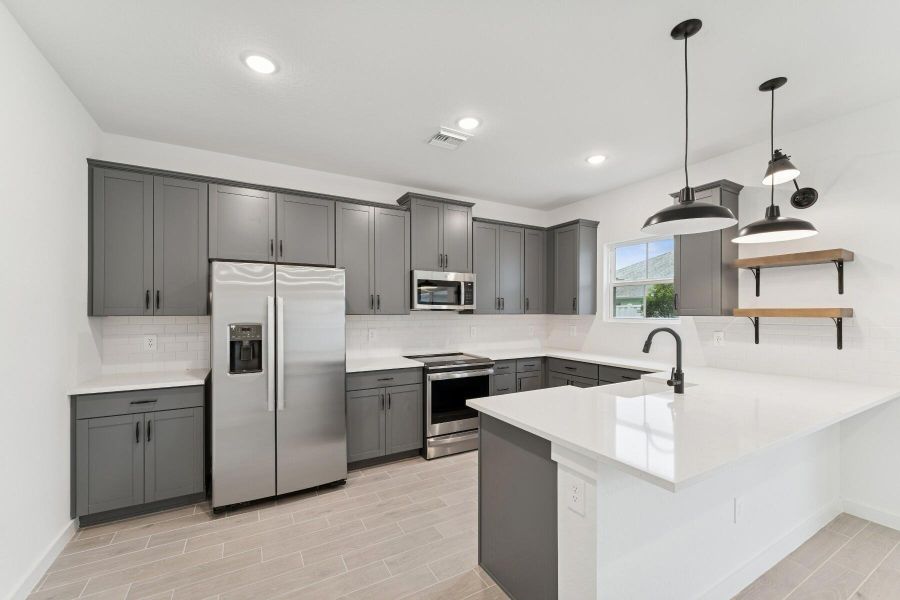 Furnished interior view inside a new home in , Fort Pierce (Image 12).