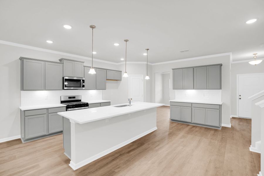 Furnished interior view inside a new home in Carriage Estates, Lexington (Image 11).