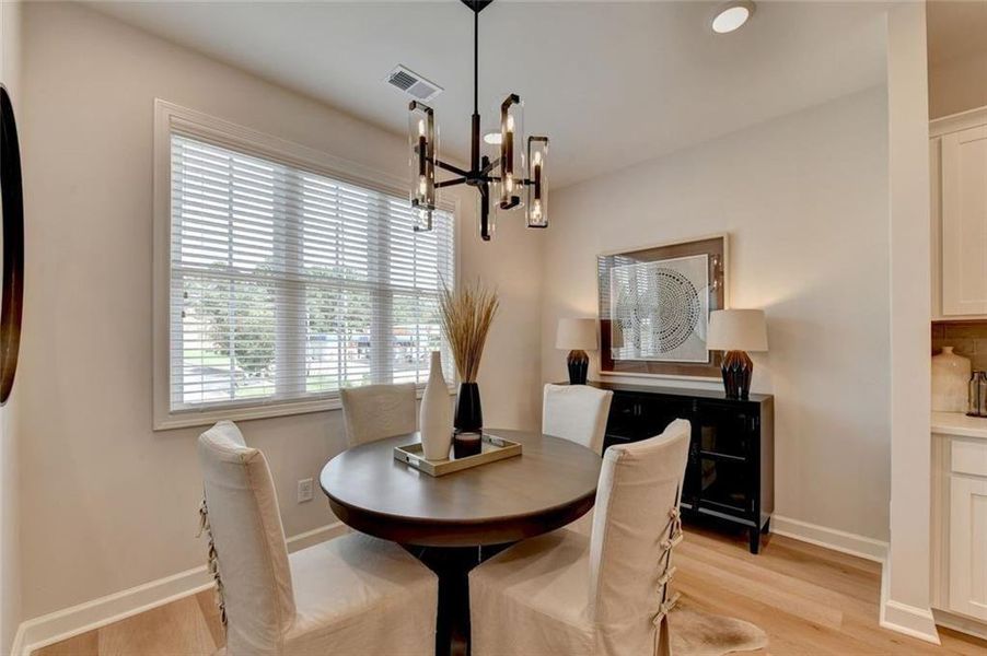 Furnished interior view inside a new home in East Park Village, Kennesaw (Image 4). Furnished interior view inside a new home in East Park Village, Kennesaw (Image 4).