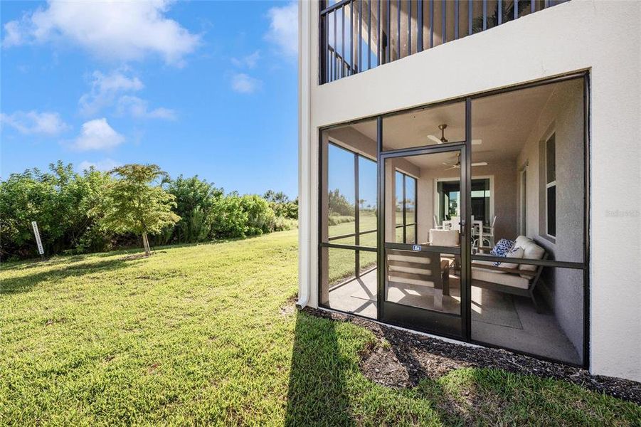 Exterior details and patio area of a home in Wellen Park Golf & Country Club, Venice (Image 28).