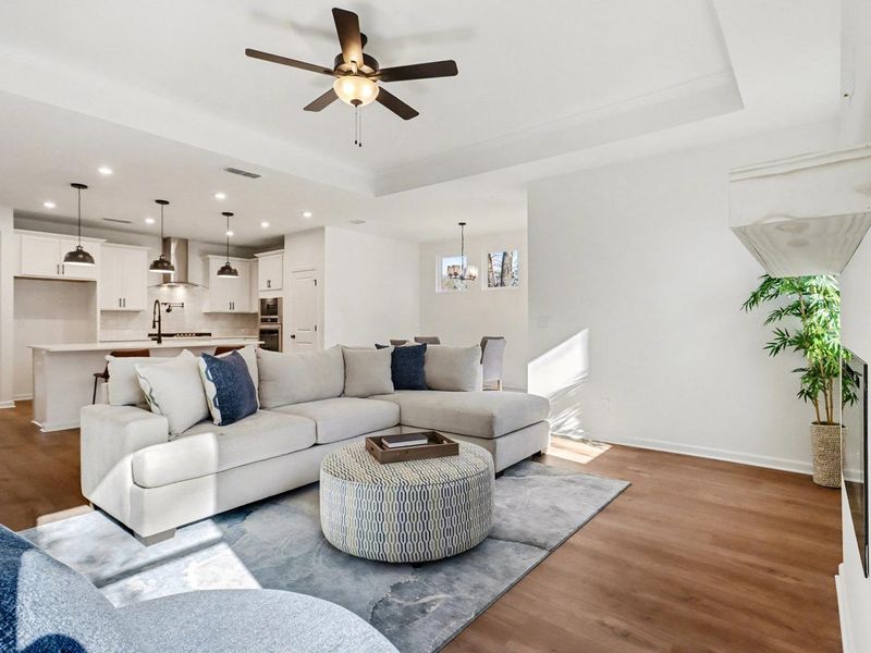 Furnished interior view inside a new home in Kelly Preserve, Loganville (Image 14).