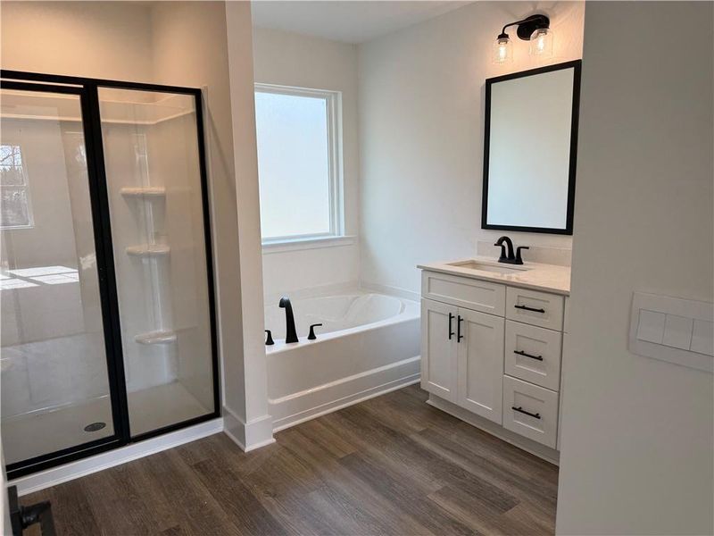 Furnished interior view inside a new home in Thunder Ridge, Dawsonville (Image 4).