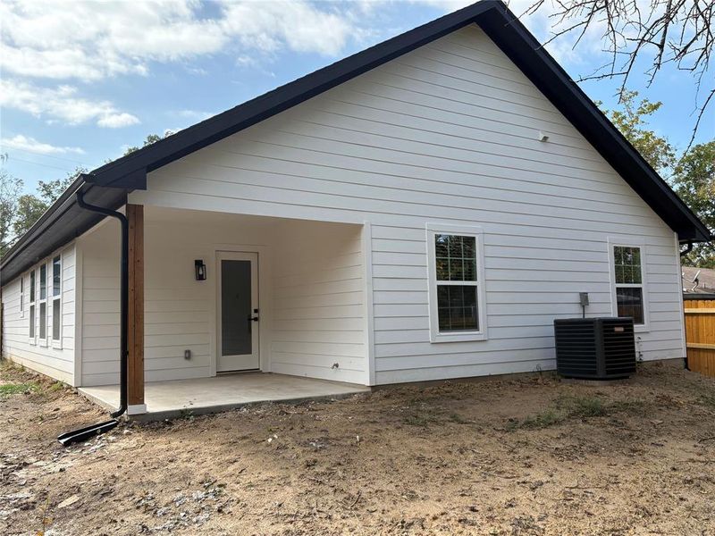 Exterior details and patio area of a home in , Cooper (Image 3).