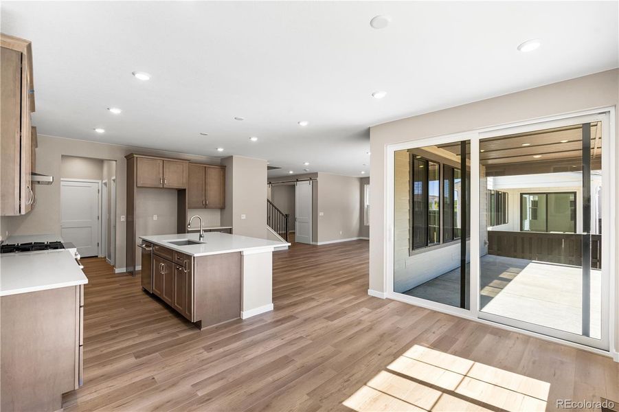 Furnished interior view inside a new home in Harmony at Solstice, Littleton (Image 9).