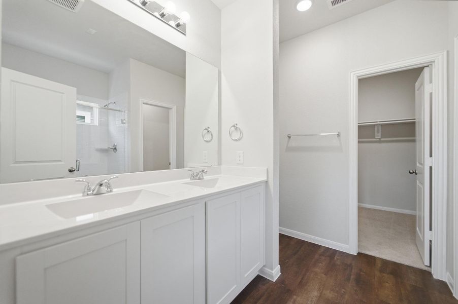 Furnished interior view inside a new home in The Pines at Seven Coves, Willis (Image 23).