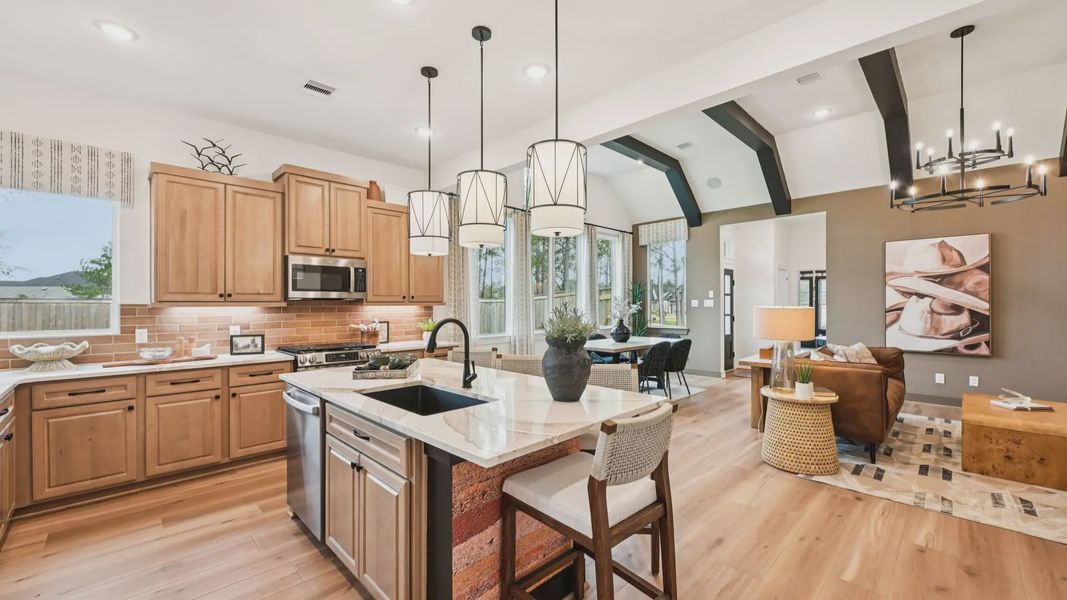 Representative furnished interior of a home built from the Tanlay by Chesmar Homes in Kresston Chateau, Montgomery (Image 14). Representative furnished interior of a home built from the Tanlay by Chesmar Homes in Kresston Chateau, Montgomery (Image 14).