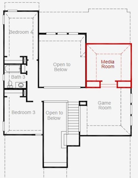 2nd Floorplan - Representative Photo