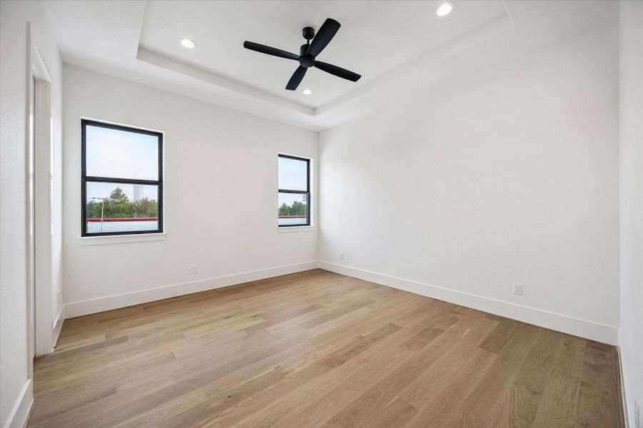 Bedroom #3 - offers a walk-in closet and an en-suite bath. Bedroom #3 - offers a walk-in closet and an en-suite bath.