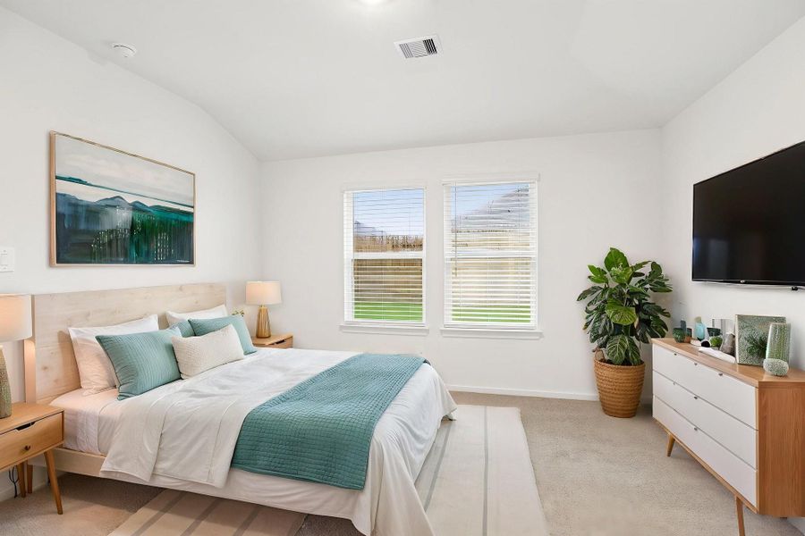 Furnished interior view inside a new home in Riviera Pines - Traditional Series, Conroe (Image 13).