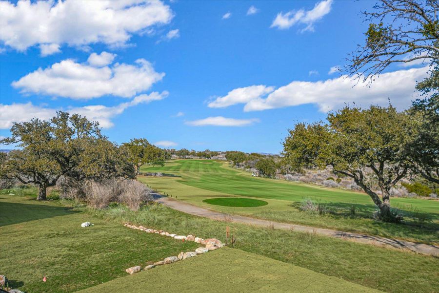 View of home's community featuring golf course view