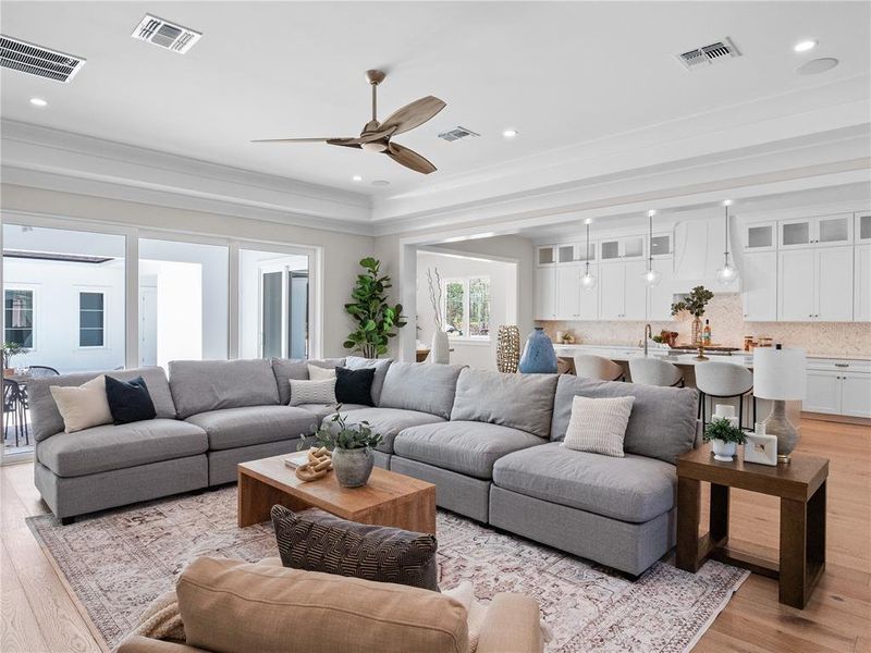 Furnished interior view inside a new home in , Oakland (Image 12).