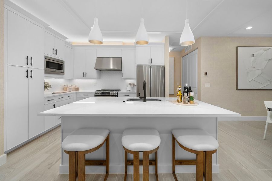 Representative furnished interior of a home built from the Royal by GL Homes in Valencia Parc at Riverland, Port St. Lucie (Image 6).