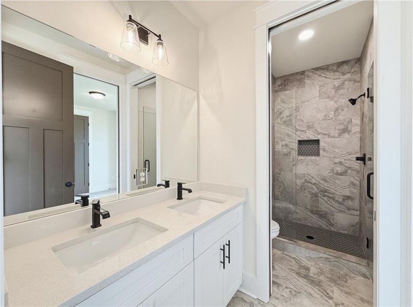 Furnished interior view inside a new home in , Rydal (Image 17).