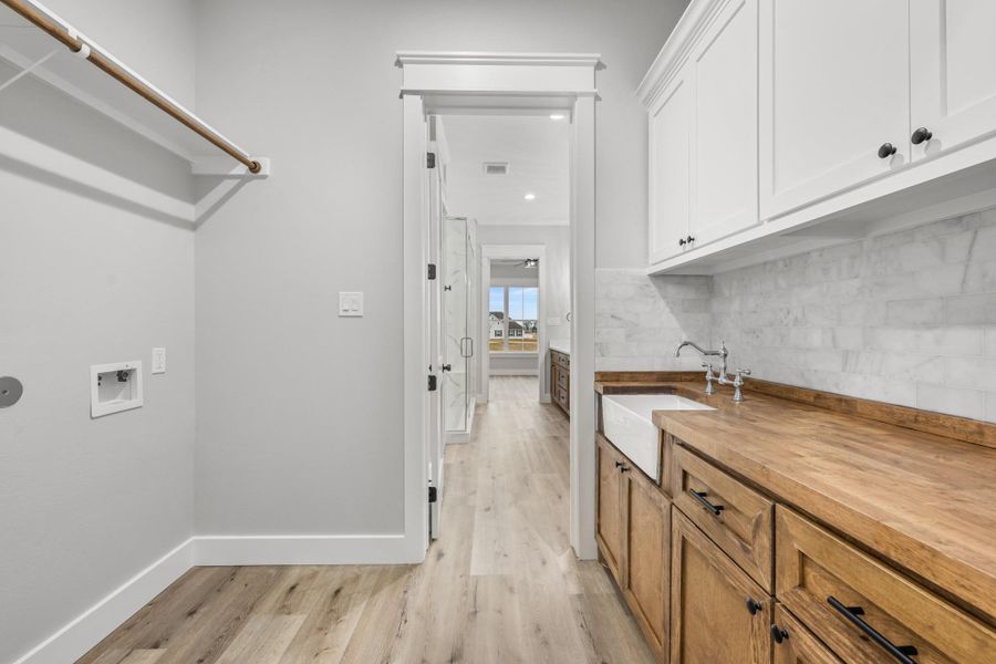 Furnished interior view inside a new home in , New Waverly (Image 17).