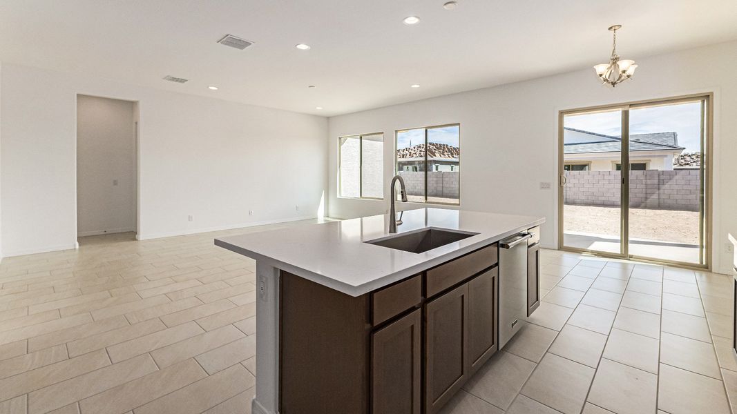 Furnished interior view inside a new home in Sycamore Farms, Surprise (Image 9).