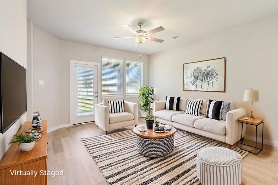 Photo is not of the actual home, but is an inspirational photo of builder’s model home and may depict options, furnishings, and/or decorator features that are not included