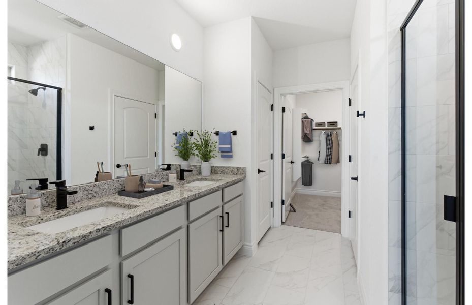 Furnished interior view inside a new home in Del Webb New Braunfels at Veramendi, New Braunfels (Image 2). Furnished interior view inside a new home in Del Webb New Braunfels at Veramendi, New Braunfels (Image 2).