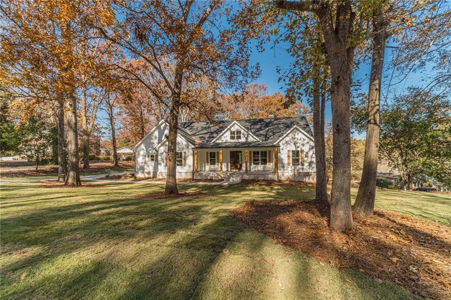 Front exterior of a new home in , Monroe, GA, highlighting curb appeal (Image 28).