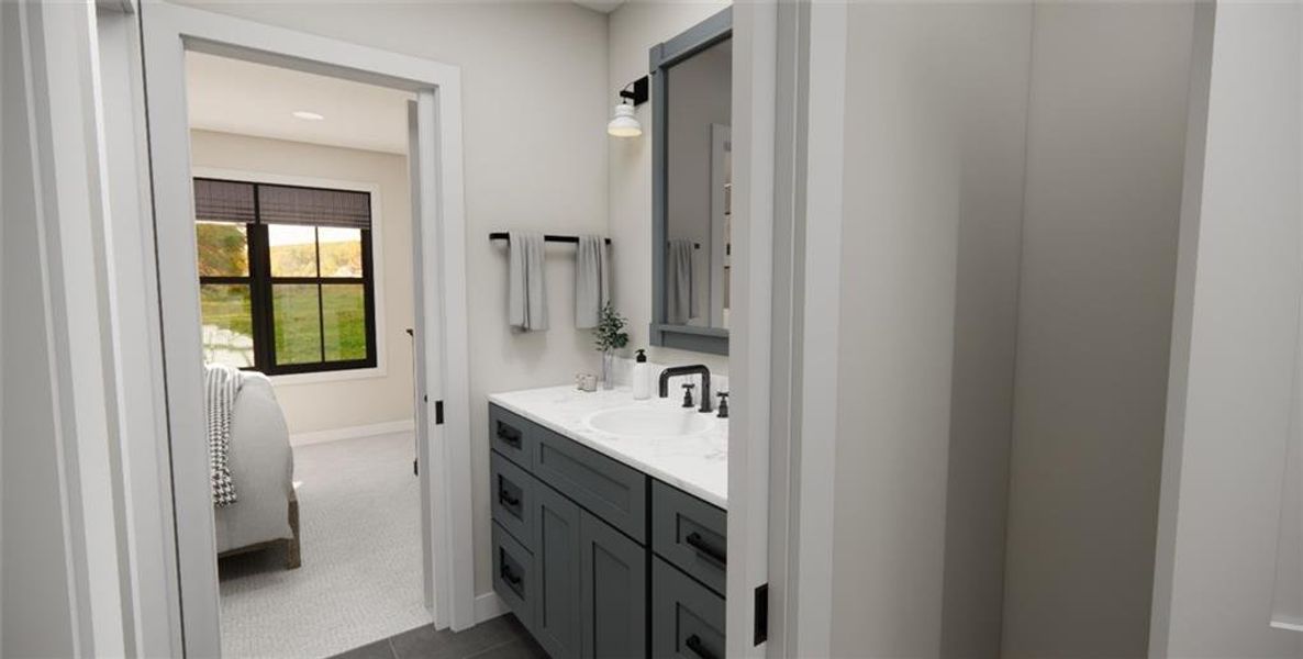 Furnished interior view inside a new home in , Carrollton (Image 20).