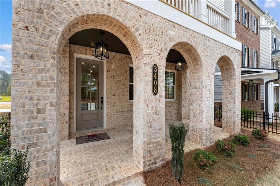 Exterior details and patio area of a home in Archerfield, Smyrna (Image 4).