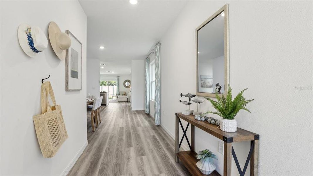 Furnished interior view inside a new home in , Zephyrhills (Image 3).