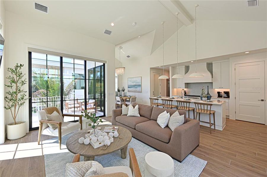 Furnished interior view inside a new home in , Anna Maria (Image 10).