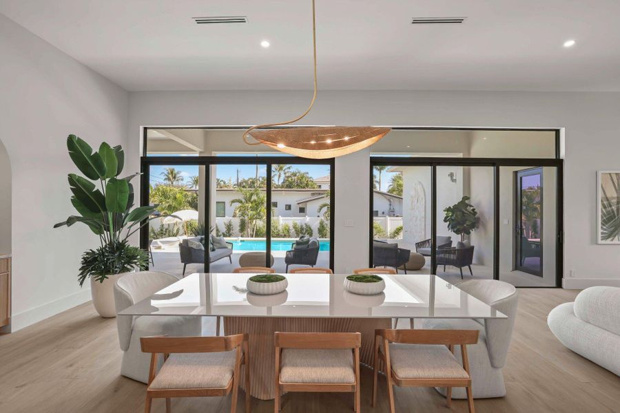 Furnished interior view inside a new home in , Delray Beach (Image 50). Furnished interior view inside a new home in , Delray Beach (Image 50).