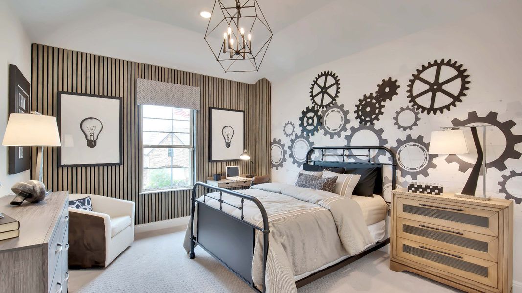 Furnished interior view inside a new home in Oaks at San Gabriel, Georgetown (Image 7). Furnished interior view inside a new home in Oaks at San Gabriel, Georgetown (Image 7).