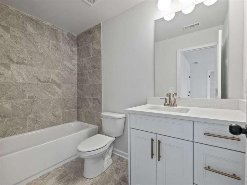 Furnished interior view inside a new home in , Buford (Image 26).