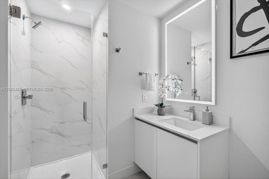 Furnished interior view inside a new home in Aria Reserve, Miami (Image 5).