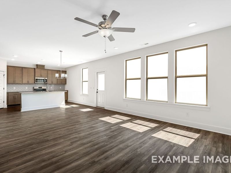 Representative unfurnished interior of a home built from the The Logan A by Davidson Homes LLC in Woods Crossing, Gallatin (Image 23). Representative unfurnished interior of a home built from the The Logan A by Davidson Homes LLC in Woods Crossing, Gallatin (Image 23).