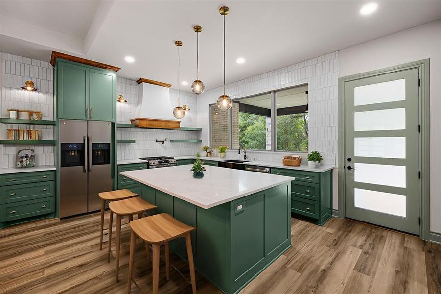 Virtually Staged Kitchen