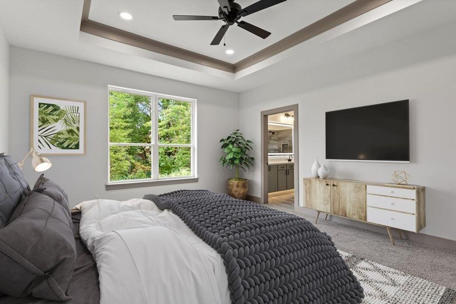 Furnished interior view inside a new home in , Lindale (Image 11). Furnished interior view inside a new home in , Lindale (Image 11).