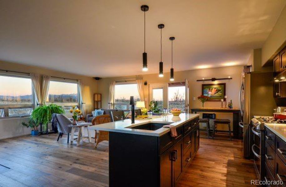 Furnished interior view inside a new home in , Crestone (Image 12).