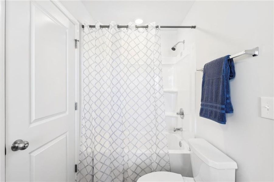 Furnished interior view inside a new home in The Hills at Cedar Creek, Winder (Image 37).