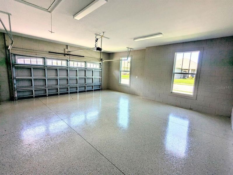 Garage w/Epoxy Floor