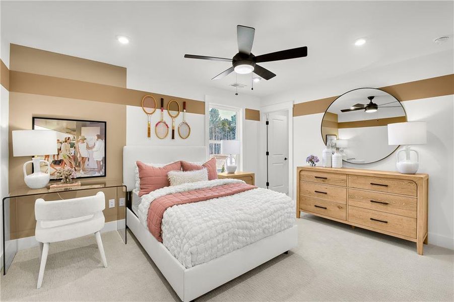 Furnished interior view inside a new home in Ashworth Estates, Powder Springs (Image 19).