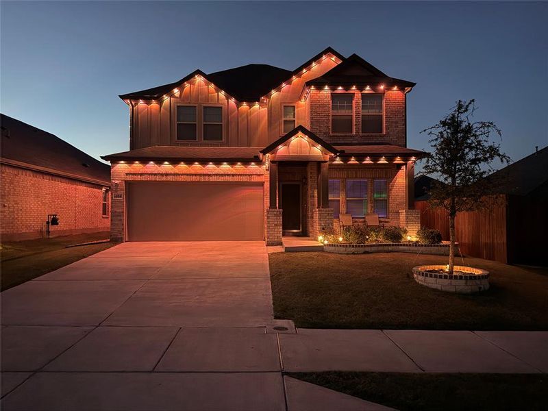Front exterior of a new home in Forest Park, Princeton, TX, highlighting curb appeal (Image 23).