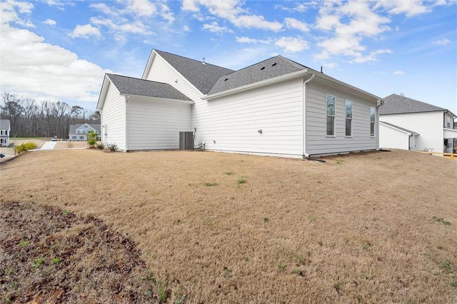 Exterior details and patio area of a home in , Canton (Image 27).