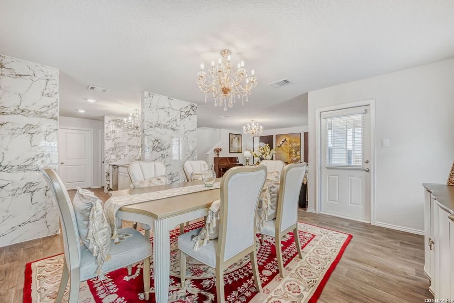 Furnished interior view inside a new home in Redbird Ranch, San Antonio (Image 14).