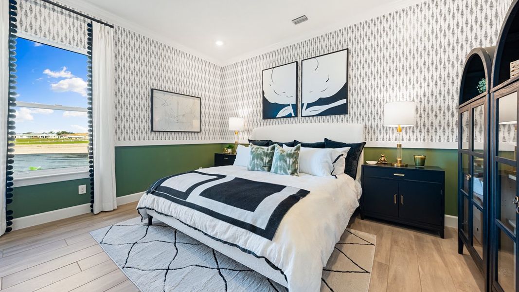 Furnished interior in a model home at Esplanade at Starling in Punta Gorda (Image 10).