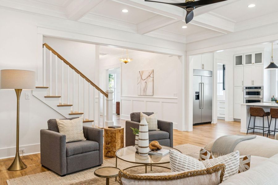 Furnished interior view inside a new home in Riverside at Carolina Park, Mount Pleasant (Image 35).