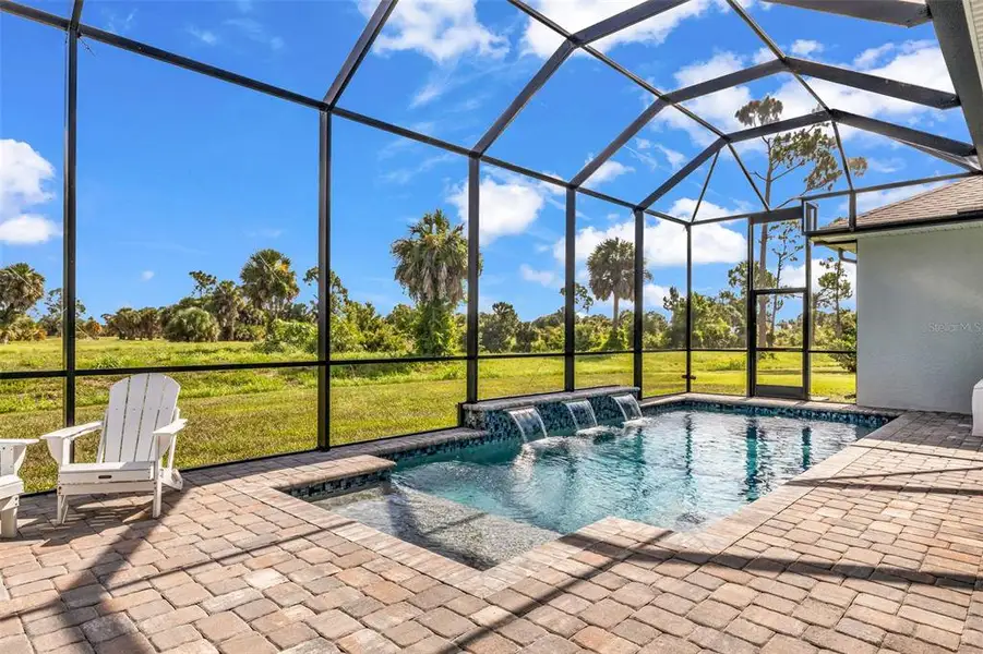 Exterior details and patio area of a home in , Rotonda West (Image 4).